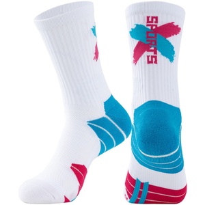 Customized MID Calf Towel Soled Sports <b>Socks</b> Breathable and Sweat Absorbent Basketball <b>Socks</b> - Product Image 5