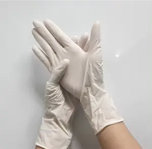 Surgical Powder Free High Quality Disposable Sterile Latex Gloves Wholesale Hand Gloves Latex Household Gloves