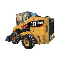 Original Japon Importation Bon marché Caterpillar CAT246 Chargeuse compacte sur roues CAT246D Mini chargeuse CAT262D 246C