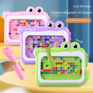 Tableau magnétique personnalisé OEM ODM en forme de <span class=keywords><strong>crocodile</strong></span>, vente en gros, jouet éducatif magnétique à billes pour enfants, cadeau pour l'éducation précoce - Product Image 2