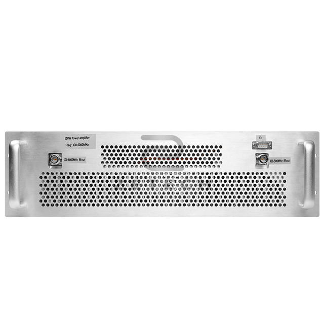 300/6000M-100W Power Amplifier Rack 50dBm High Gain Solid State Power Amplifier Module With Protection Circuits