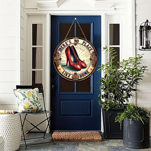 In-stock wooden decorative doorplates, high-heeled <b>shoe</b> pendants, party scene <b>decorations</b>, retro bar decorative crafts - Product Image 4