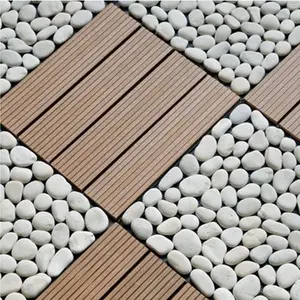 Offre Spéciale bricolage interverrouillage pont écologique en bois plastique composite décoratif pavage wpc carreaux de terrasse