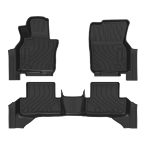 Tapis de sol de voiture de luxe 5D double couche TPE imperméable écologique à motif diamant 3 pièces pour <span class=keywords><strong>Mazda</strong></span> CX-60 2025 - Product Image 1