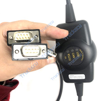 Cable adaptador de diagnóstico Canfox para excavadora, bulldozer y grúa Liebherr, comunicación RS232 CAN, herramienta de escaneo de diagnóstico de 9 pines