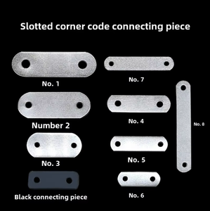 Lettre droite du fabricant Code d'angle Cadre photo Cadre photo Pièce de connexion Pièce de fixation à angle droit <span class=keywords><strong>Support</strong></span> de <span class=keywords><strong>support</strong></span> - Product Image 3