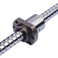 Husillo de Bolas GS SFK01202 de 1000 mm, Acero para Rodamientos de Precisión C7, Rosca Fresada para Sistemas de Movimiento Lineal CNC de Alta Precisión