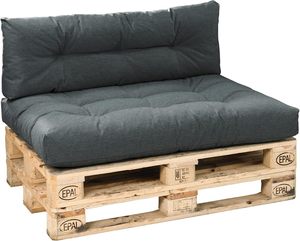 <span class=keywords><strong>Coussin</strong></span> de palettes d'extérieur Traumnacht <span class=keywords><strong>en</strong></span> mousse expansée, pour ensemble de mobilier de salon 2 places (sièges et dossiers), Anthracite, Fabriqué <span class=keywords><strong>en</strong></span> Chine - Product Image 5