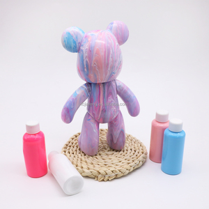 Artecho, Oferta, Vinilo Graffiti, Pintura Fluida DIY, Muñeco de Oso para Pintar, Alcancías para Niños y Adultos, Bearbrick - Product Image 5