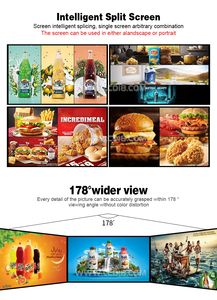 32 43 49 55inch hẹp bezel Bảng menu tường LCD tường quảng cáo kỹ thuật số Bảng menu cho quảng cáo kinh doanh - Product Image 4