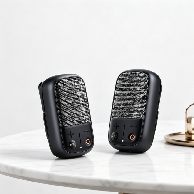 Mini Wearable Clip-on Speaker, IPX7 Waterproof Bluetooth 5.4 Audio, Magnetic Design, TWS Group Intercom for Outdoor