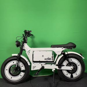 Vélo électrique personnalisable noir Himoto 3000W 60V 45Ah avec batterie au lithium, suspension avant réglable, pneus larges, pour les trajets en ville SK-2 Wh - Product Image 5