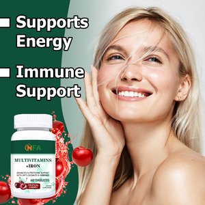 Tabletas Multivitamínicas NFA OEM ODM, Vitaminas Tiamina, Riboflavina, Niacina, 60 Tabletas/Botella, Naturales, Vegetarianas, Apoya los Huesos y los Músculos - Product Image 6