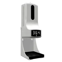 Nieuwe K9 Pro Automatische 450 Ml Pomp Thermometer Hand Sanitizer Dispenser Met Sensor Desktop Beugel Spray