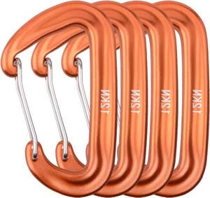 Crochet de <span class=keywords><strong>hamac</strong></span> à mousqueton, mousqueton de fixation pour <span class=keywords><strong>hamac</strong></span> 12kn en alliage d'aluminium aéronautique en forme de D, crochet de fil pour <span class=keywords><strong>hamac</strong></span>, mousqueton d'escalade - Product Image 3