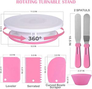 OEM 1 Piece <b>Set</b> Eco-Friendly Fondant Cake Decorating Supplies Kit with Plastic Molds Microwave Safe - Product Image 2