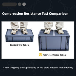 400*300*280 eu פלסטיק מחסן ארגזים מיכל תחבורה פלסטיק מיכל - Product Image 2