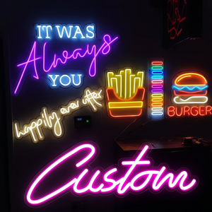 Insegna al Neon LED Personalizzata con Nome e Logo, Design Gratuito, per Decorazione Camera da Letto, Feste di Compleanno, Parete di Casa - Product Image 6
