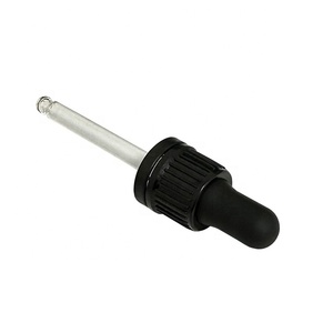 18mm 20mm 22mm damlalık cam pipet ve siyah kauçuk <span class=keywords><strong>Teat</strong></span> siyah sabotaj belirgin kap - Product Image 3