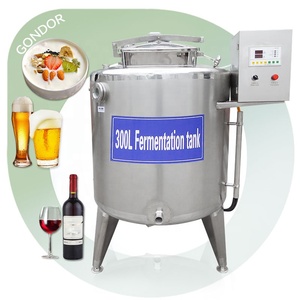 Ferment de bière 250 litres <span class=keywords><strong>cuve</strong></span> de fermentation de vin Inox pour la production de bière avec agitateur - Product Image 1