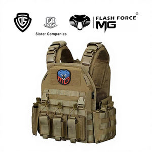 Chaleco Táctico Modular Portaplacas Doublesafe Táctico Balístico Antibalas Salvavidas Color Caqui - Product Image 1