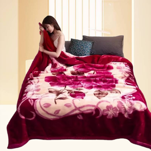 Nueva Manta de Invierno Gruesa de Raschel, de Una o Dos Capas, Cálida, Acrílica, para Bodas, Adultos, Mujeres, Suave - Product Image 3