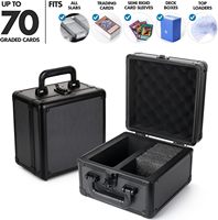 Boîte de rangement étanche portable personnalisable avec étui pour cartes de sport professionnel en aluminium plastique EVA PVC OEM disponible