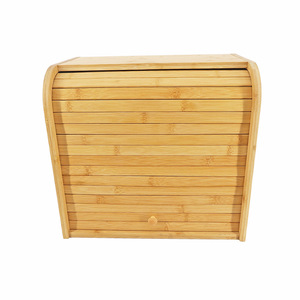 Sourced directly from the manufacturer: Double-layer dustproof <b>bamboo</b> storage box, large capacity, flip-top, Nordic style, - Product Image 2