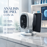Analyseur de peau coréen AI, scanner facial 3D, lumière pulsée, Wifi, appareil d'analyse de la peau ABS pour la maison, le spa, le salon, la clinique