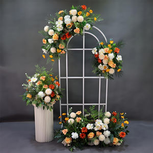 Arche de mariage, toile de fond pour réception de mariage, fleurs artificielles pour décoration de mariage - Product Image 4