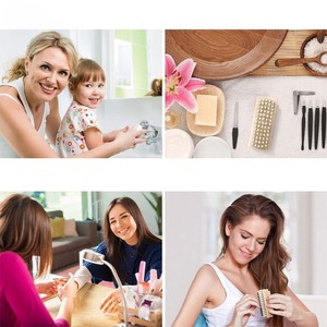 Brosse de lavage des mains double face avec manche en bois, résistante aux hautes températures, brosse de nettoyage des ongles, outil de nettoyage de cuisine, pour la maison - Product Image 4