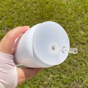 Gobelets isothermes en acier inoxydable à double paroi, blancs, vierges, pour sublimation, 16 oz, pour canettes de soda et de bière, entrepôt USA - Product Image 5