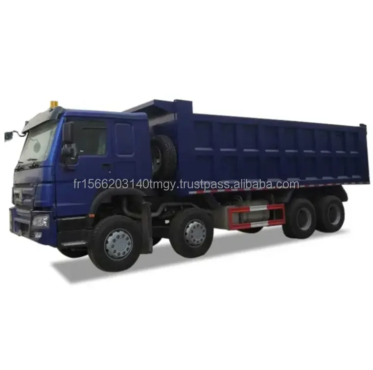 Dump Truck Howo 12 Wheeler 8X4 Ton Low Price Heavy Duty 8X4 Systems 50T Used dump truck Used left hand drive right hand drive.