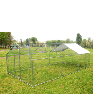 Ekstra büyük Metal tavuk <span class=keywords><strong>Coop</strong></span> yürümek kümes hayvanları kafes tavuk çalışma evi tavşan <span class=keywords><strong>Habitat</strong></span> kafes sivri şekilli kümesleri ile su geçirmez - Product Image 5
