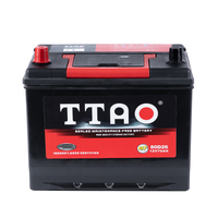 Baterai Mobil Asam Timbal 80D26 Buatan Korea, Baterai 12 Volt MF 12 V 65H