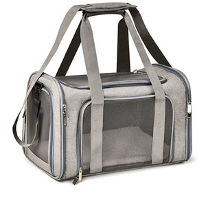 Sac de transport pliable grande capacité respirant pour animaux de compagnie (chats et chiens) – Idéal pour les voyages – Nouvelle collection très demandée - Product Image 1