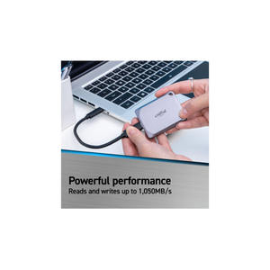 SSD portátil Crucial X9 Pro 1TB 2TB 4TB-até 1050 MB/s resistente à água e poeira, PC - USB <span class=keywords><strong>3.2</strong></span> e interface tipo C - Product Image 2
