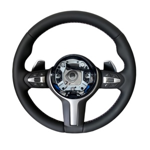 Volante de Cuero Cosido a Mano para <span class=keywords><strong>BMW</strong></span> <span class=keywords><strong>M1</strong></span> M3 M4 M5 M6 F30 F10 F15 F36 F01 F20 F22 F25 F31 F32 E90 E91 E92 X3 X4 X5 X6 - Product Image 4