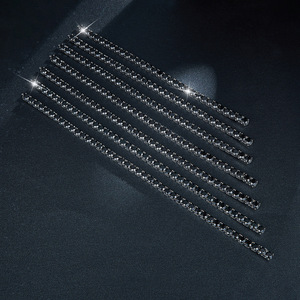 Bracelet Tennis Moissanite pour Hommes, Style Hip Hop Tendance, 5mm et 4mm, Accessoires de Bijouterie - Product Image 2