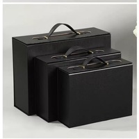 Valise pliable haut de gamme en carton écologique avec fermeture magnétique, boîtes d'emballage cadeau personnalisables