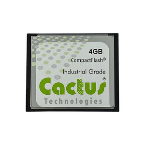 Tarjeta Cactus 4GB SLC Industrial CF Tarjeta de memoria confiable para aplicaciones de visión artificial - Product Image 1