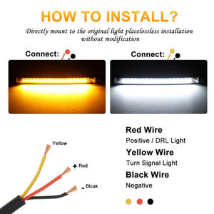 Luces LED Universales de 12V para Motocicleta, Luces Intermitentes Delanteras para Horquilla, Luces de Posición para Harley Heritage Cafe Racer, para Kawasaki - Product Image 2