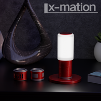 Lampe torche LED modulaire Concept, lampe de camping entièrement métallique, recharge magnétique, haut-parleur, encensoir, lumière d'ambiance compacte pour intérieur