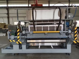 Machine de moulage de pâte à papier Zengtuo, contrôlée par PLC, avec moteur, boîte de vitesses, pompe, fonction de séchage, pour la fabrication de barquettes à œufs - Product Image 4