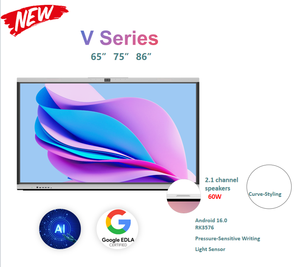 Pantallas Interactivas de 65 Pulgadas, Pizarra Inteligente 4K con Pantalla Táctil, Sistema Operativo Dual, OEM ODM, Panel Plano Interactivo para Educación en el Aula - Product Image 5