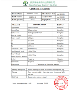 20% tự nhiên <span class=keywords><strong>Noni</strong></span> trái cây fruitbody chiết xuất cho cấp thực phẩm - Product Image 2