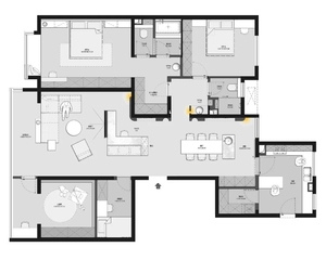 Servicio de Diseño de Interiores, Renderizado 3D, Diseño Arquitectónico y Decoración de Casas y Villas, Equipo de Diseño de <span class=keywords><strong>15</strong></span> Profesionales - Product Image 1