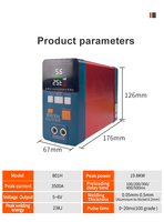 Machine de soudage par points Sunkko 801H 3500A batterie d'impulsion haute puissance 19.8kw batterie au Lithium aluminium Nickel Machine de soudage