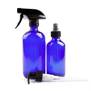 60ml 120 250 500 1000 màu xanh Boston Vòng chai thủy tinh Cobalt chai Phenolic nón cap + đen nhựa - Product Image 3