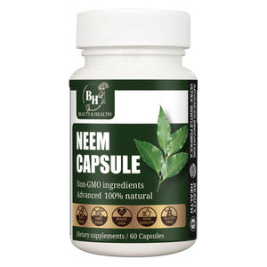 Kapsul detoks Neem alami bebas Gluten suplemen dukungan hati untuk perawatan kesehatan holistik - Product Image 4